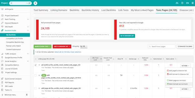 Link Detox: How To Check & Remove Toxic Backlinks