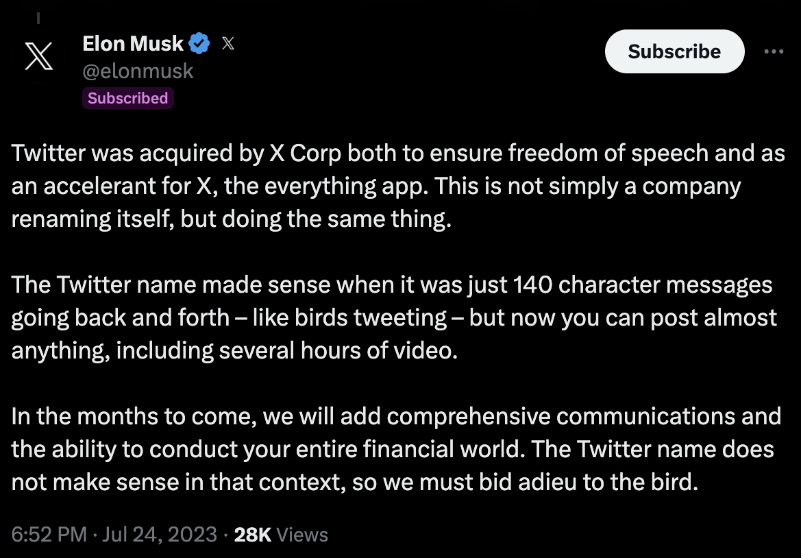 Twitter Becomes X: The Future Of The ‘Everything App’