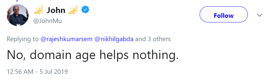 JohnMu tweet: 